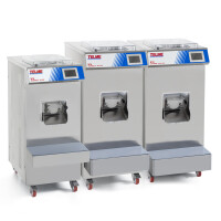 Frezer pionowy do produkcji lodów rzemieślniczych 120 l/h – sterowanie dotykowe | TELME, Ecogel T 40-120