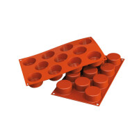Formy na ciasta i desery SF204 SMALL CYLINDERS | SILIKOMART, Round