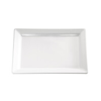 Tacka - półmisek z melaminy, prostokątny 355x18 cm, biały | APS, Pure