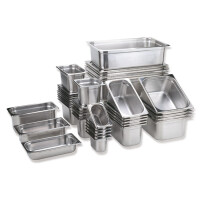 Gastronomiczny pojemnik nierdzewny GN 2/3 150 mm | APS, 81706