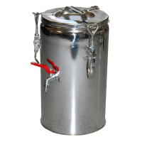 Nierdzewny termos gastronomiczny z kranem 10 l | REDFOX, TMK-10