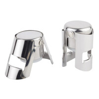 Korek – stopper do prosecco, szampana, zestaw 2 szt. | APS, 93160