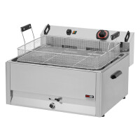 Frytkownica elektryczna, pojedyncza 30 l, 400 V | REDFOX, FE-60T