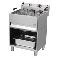 Frytkownica elektryczna na podstawie, pojedyncza 30 l, 400 V | REDFOX, FE-60/P