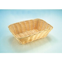 Prostokątny koszyk na bułki z polipropylenu 22x15x6 cm | APS, Basic