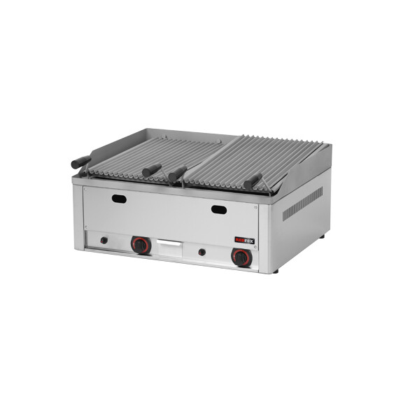 Grill lawowy podwójny, gazowy 66x54x22 cm, 8 kW | REDFOX, GL-60G