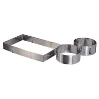 Regulowany rant cukierniczy, okrągły – od 16,5 do 32 cm | APS, 00040