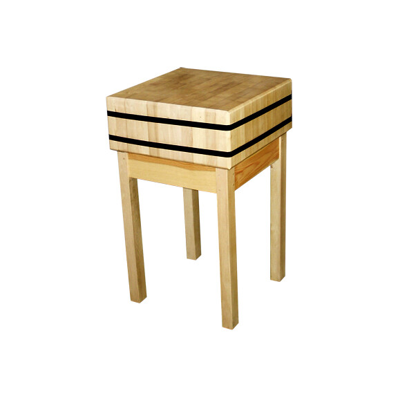 Drewniany kloc masarski na podstawie 500x600x850 mm | REDFOX, MS-56