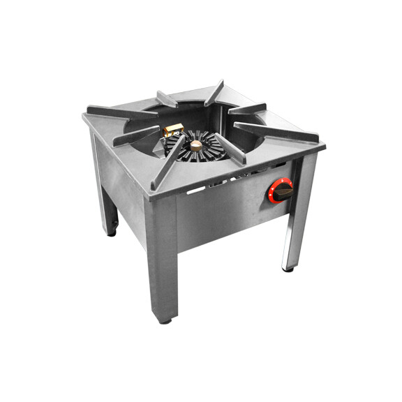 Taboret z palnikiem gazowym 500x500x480 mm, 13 kW | REDFOX, T - 1 G