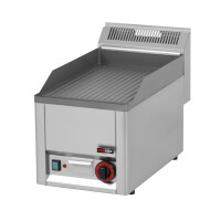 Płyta grillowa elektryczna – ryflowana, 330x600x290 mm, 3 kW | REDFOX, FTR 30 EL