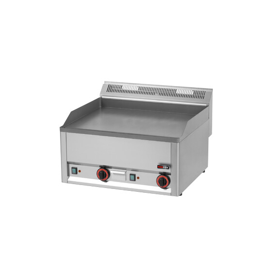 Płyta grillowa elektryczna – gładka, 660x600x290 mm, 6 kW | REDFOX, FTH 60 EL