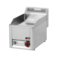 Chromowana płyta grillowa elektryczna – gładka, 330x600x290 mm, 3 kW | REDFOX, FTHC 30 EL
