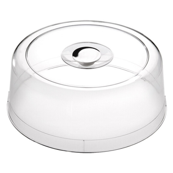 Pokrywa do tac i pater z uchwytem chromowanym 33 cm | APS, 06517