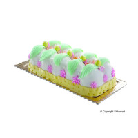 Forma na ciasta i torty SFT730 LOAF PAN FLEUR 30x14,5x8 cm | SILIKOMART, Uniflex