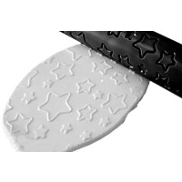 Wałek do dekorowania masy cukrowej – gwiazdki 40 cm | SILIKOMART, Rolling Pin