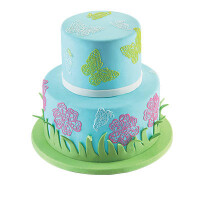 Mata silikonowa do koronek TRD02 BUTTERFLY | SILIKOMART, Tricot Decor