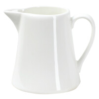 Porcelanowy mlecznik z uchwytem 200 ml | AMBITION, Kubiko/Fala