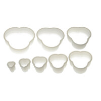 Zestaw wycinarek nylonowych – gładka kończyna 8 szt. | SILIKOMART, Nylon Cutter 10