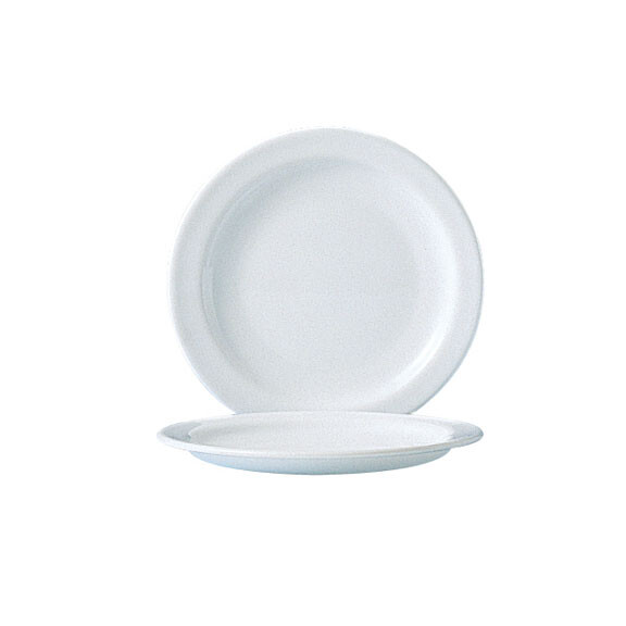 Biały talerz płaski 155 mm | ARCOROC, Hoteliere