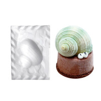Forma do masy cukrowej SLK 420 – muszelka, 43x30 mm | SILIKOMART, Sugarflex Shell