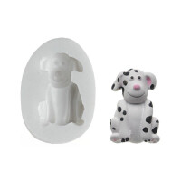 Forma do masy cukrowej SLK 175 – piesek, 30x45 mm | SILIKOMART, Sugarflex Dog