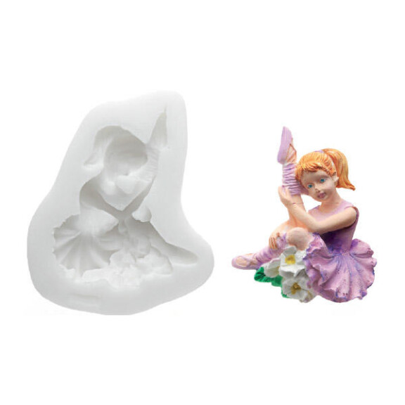 Forma do masy cukrowej SLK 229 – baletnica, 80x62 mm | SILIKOMART, Sugarflex Dancer
