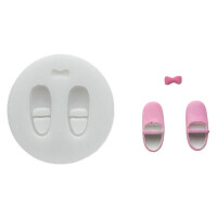 Forma do masy cukrowej SLK 219 – buciki, 28x10 mm | SILIKOMART, Sugarflex Baby Shoes