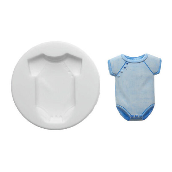 Forma do masy cukrowej SLK 309 – śpioszki, 54x39 mm | SILIKOMART, Sugarflex Baby Body