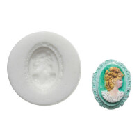 Forma do masy cukrowej SLK 324 – kamea, 18x23 mm | SILIKOMART, Sugarflex Cameo