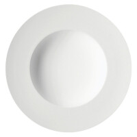 Owalna miska na zupę z białej porcelany 29 cm | DEGRENNE, Boreal