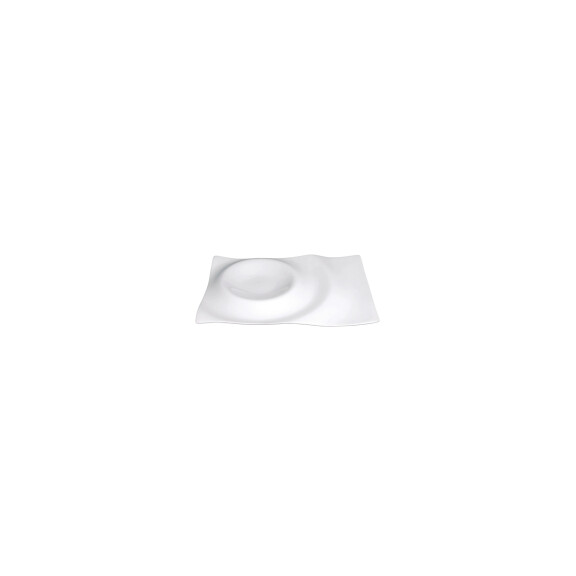 Porcelanowy talerz prezentacyjny, mat 23 x 32 cm | PORDAMSA, 286634