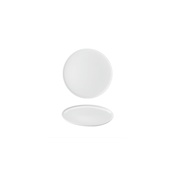 Porcelanowy talerz płaski bez rantu 22 cm | ARIANE, Privilage