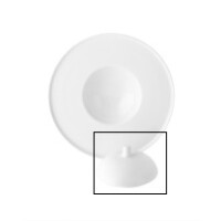 Porcelanowa pokrywka do talerzy gourmet 28 cm | ARIANE, Privilage