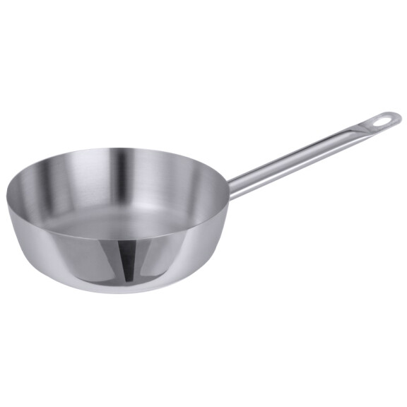 Rondel z rantami z polerowanej stali nierdzewnej 1,5 l | CONTACTO, Seria 2000