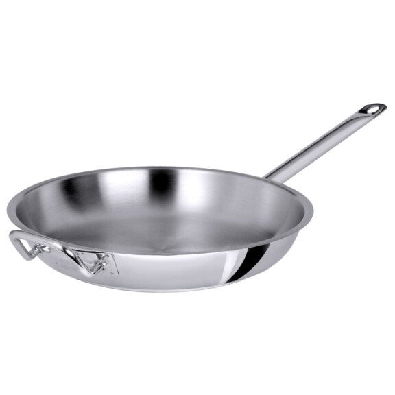 Patelnia z polerowanej stali nierdzewnej o średnicy 32 cm | CONTACTO, Seria 2000