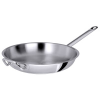 Patelnia z polerowanej stali nierdzewnej o średnicy 36 cm, z dodatkową rączką | CONTACTO, Seria 2000
