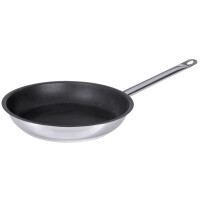 Patelnia ze stali nierdzewnej z powłoką nieprzywierającą o średnicy 24 cm | CONTACTO, Seria 2000