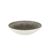 Porcelanowa miska Coupe 426 ml | CHURCHILL, Raku Quartz Black