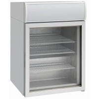 Szafa mroźnicza przeszklona, 92 l, 595x535x855 mm | RESTO QUALITY, SD92