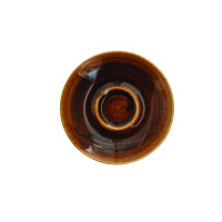 Cynamonowy porcelanowy spodek 15,6 cm | CHURCHILL, Monochrome
