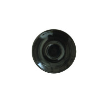 Onyksowy porcelanowy spodek 15,6 cm | CHURCHILL, Monochrome