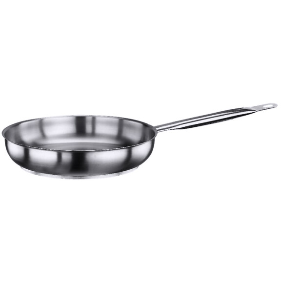 Patelnia do smażenia z satynowej stali nierdzewnej, średnica 36 cm | CONTACTO, Seria 2100