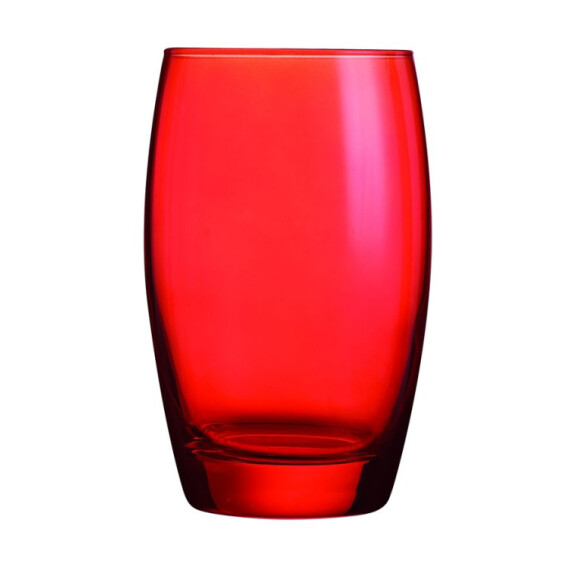 Czerwona szklanka wysoka 350 ml | ARCOROC, Salto