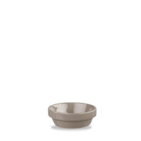 Porcelanowe naczynie na dipy 140 ml, szare | CHURCHILL, Bit On The Side