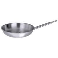 Patelnia do smażenia ze stali nierdzewnej bez pokrywki, średnica 280 mm | CONTACTO, Seria 2200