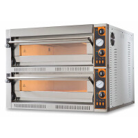 Piec do pizzy elektryczny, dwukomorowy, sterowanie manualne, 8x 36 cm, 950x905x710 mm | RESTO QUALITY, TOP 44 XL