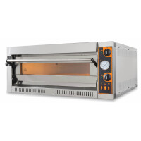 Piec do pizzy elektryczny, jednokomorowy, sterowanie manualne, 6x 36 cm, szeroki, 1310x905x395 mm | RESTO QUALITY, TOP 6 XL/L