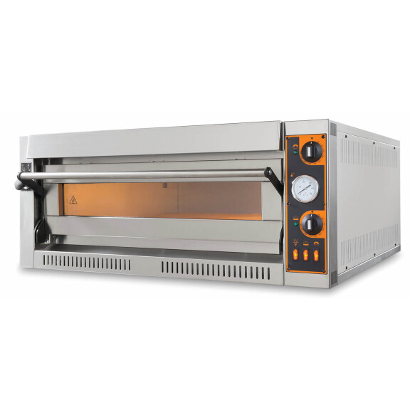 Piec do pizzy elektryczny, jednokomorowy, sterowanie manualne, 6x 36 cm, szeroki, 1310x905x395 mm | RESTO QUALITY, TOP 6 XL/L