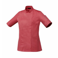 Bluza kucharska malinowa, krótki rękaw, rozm. M | ROBUR, Unera