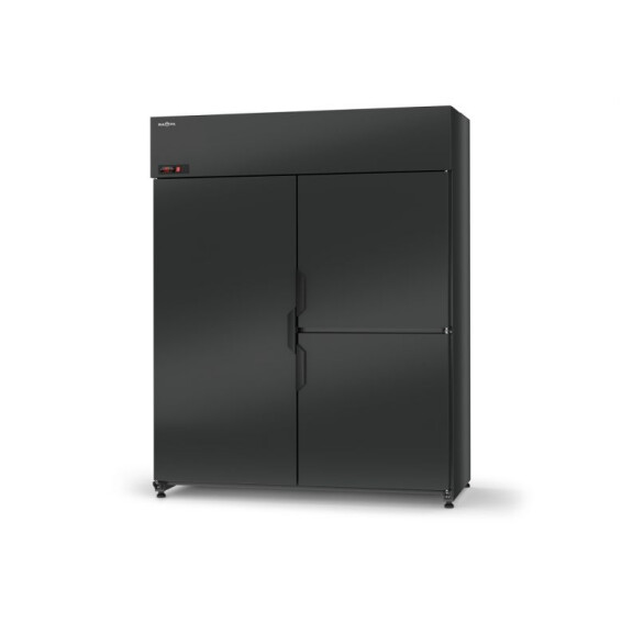 Szafa chłodnicza zapleczowa z drzwiami skrzydłowymi, dwukomorowa, trzydrzwiowa, agregat górny, 4 kl., 1200x730x2020 mm | RAPA, SCh - Z 1200 / 3D ecoli